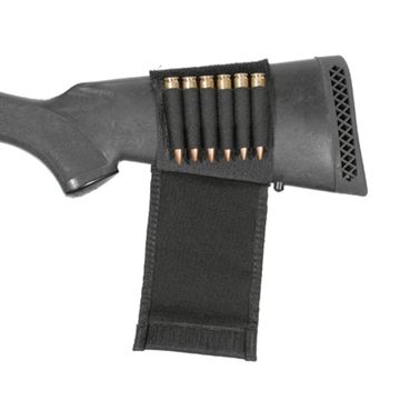 Picture of BLACKHAWK BLACKHAWK!, BlackHawk, Buttstock Shell Holder - Open Style, Shotgun, Black 74SH02BK