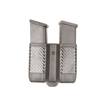 Picture of Blackhawk Double Mag Case Black Polymer Belt Clip Compatible w/ Double Stack 9mm/10mm/40/45/357 410610PBK
