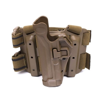 Picture of BLACKHAWK HOLSTER GLOCK 20/21/21SF/37/38 S&W M&P ALL MODELS RH BLACK SERPA TACTICAL LEVEL II 430513BK-R