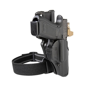 Picture of BLACKHAWK HOLSTER L2C OVERT T SERIES GLOCK 17/19/22/23/31/32/45 RH BLACK 411700BKR