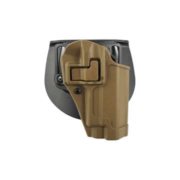 Picture of Blackhawk! SERPA CQC OWB Holster Glock 20/21/37 and S&W M&P .45/9/.40 Coyote Tan RH 410513CT-R