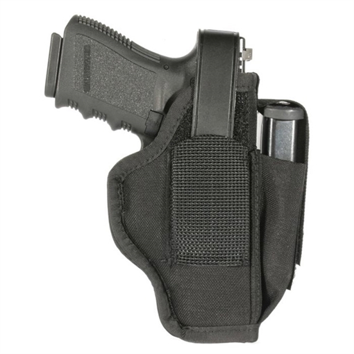 Picture of Blackhawk Multi-Use IWB/OWB Size 01 Black Nylon Belt Clip Fits Medium Autos Fits 3-4" Barrel Ambidextrous 40AM01BK