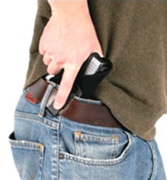 Picture of Blackhawk! Inside-the-Pants Holster - Right Hand Fits 2" Small Frami 5 Shot Revolver & Small Frame .380's w/ Crimson Trace 73IP08BK 73IP08BKR