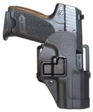 Picture of Blackhawk Serpa CQC OWB Size 31 Black Polymer Belt Loop/Paddle Fits Springfield XD Subcompact/Mod.2 3-3.30" Barrel Right Hand 410531BKR