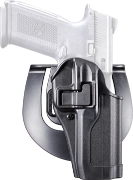 Picture of BLACKHAWK CQC SERPA Holster With Belt and Paddle Attachment, Fits, FNH FNS 9/40 Full Size and Compact, Right Hand, Black 410564BK-R 410564BKR