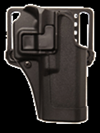 Picture of BLACKHAWK SERPA CQC Concealment Holster with Belt and Paddle Attachment, Fits Glock 42, Right Hand, Matte Black 410567BK-R 410567BKR