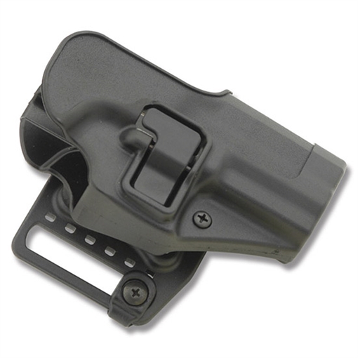 Picture of Blackhawk Serpa CQC OWB Size 16 Matte Black Polymer Belt Loop/Paddle Fits HK P2000 Right Hand 410516BKR