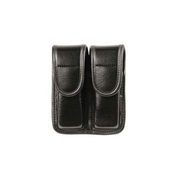Picture of BLACKHAWK MOLDED DOUBLE MAG POUCH DOUBLE ROW PLAIN BLACK 44A001PL
