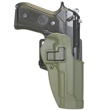 Picture of Blackhawk! SERPA CQC Concealment Holster Matte Finish Beretta 92/96 Foliage Green Right Hand 410504FG-R