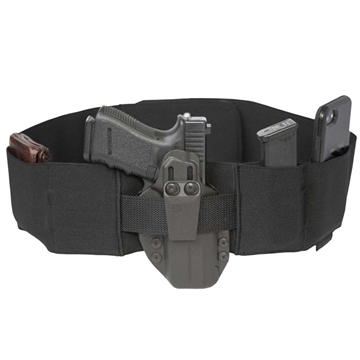Picture of Blackhawk Stache N.A.C.H.O. Belly Band Small Black Elastic Handgun 60SB01BK