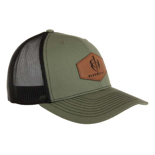 Picture of BlackHeart Patch Logo Hat Green/Black 810096080905