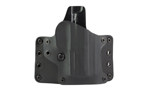 Picture of BlackPoint Tactical Leather Wing OWB, Outside Waistband Holster, Fits Sig P365 X-Macro, Right Hand, Leather & Kydex Construction, Black 151955
