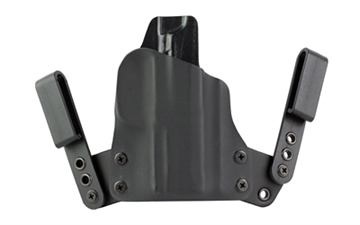 Picture of BlackPoint Tactical Mini Wing IWB, Inside Waistband Holster, Fits Sig P365 X-Macro, Right Hand, Leather & Kydex Construction, Black 151956