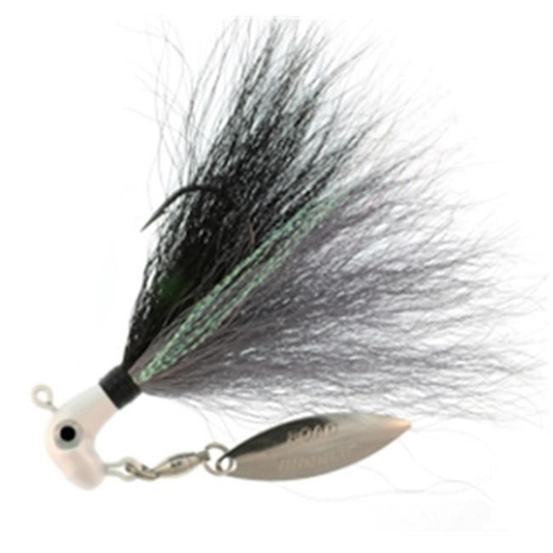Picture of BLAKEMORE BUCKTAIL PRO PRL/GRY THROAT/BLK/GRY 1/8 1P BP-18-019