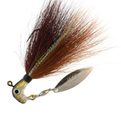 Picture of BLAKEMORE BUCKTAIL PRO PUMPKN SHAD COPPER/DK BR/LT BR 1/8 1P BP-18-116