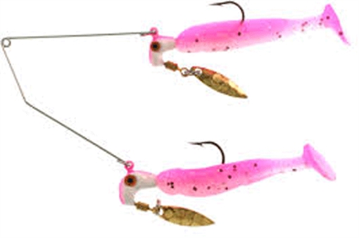 Picture of BLAKEMORE ROAD RUNNER REALITY SHAD BUFFET RIG 3/16OZ WHITE PINK RBB15-056