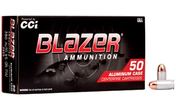 Picture of Blazer Ammunition Blazer, 380ACP, 95 Grain, Full Metal Jacket, 50 Round Box 3505