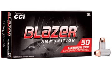 Picture of Blazer Ammunition Blazer, 40 S&W, 165 Grain, Full Metal Jacket, 50 Round Box 07668309 3589