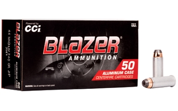 Picture of CCI Blazer Handgun 44Rem Mag 240gr Jacketed Hollow Point 50 Per Box/20 Case 3564