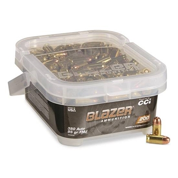 Picture of BLAZER BRASS 380ACP 95GR FMJ 200RD BUCKET 5202B200