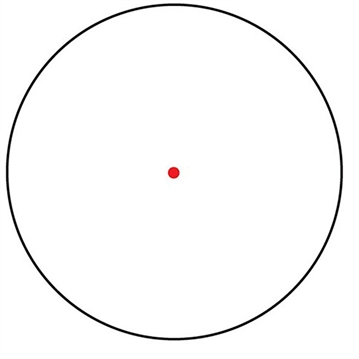 Picture of Trijicon BLEM MRO 1X25MM 2.0 MOA RED DOT NO MOUNT BLACK 2200003-BLEM