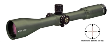 Picture of BLEMISHED Burris 3-12x50mm Xtreme Tactical Scope Illum. Ballistic Mil-Dot Reticle Olive Drab Side PA 201913B