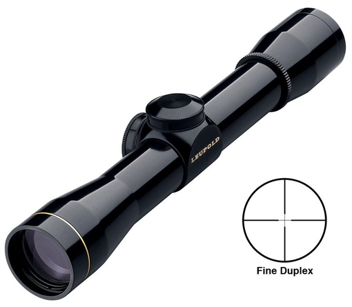 Picture of BLEMISHED Leupold FX-I Rimfire Scope - 4x28mm Fine Duplex Reticle 1" Tube Gloss 58670B