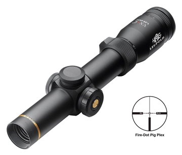 Picture of BLEMISHED Leupold VX-R Hog Rifle Scope - 1.25-4x20mm FireDot Pig Plex Matte 113165B