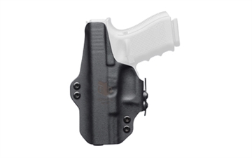 Show details for BlackPoint Tactical Dual Point Inside Waistband Holster, Fits Sig P365 AXG Legion, Black Kydex & Leather, 1.75" Metal Strut Loop 171991 Picture of BlackPoint Tactical Dual Point Inside Waistband Holster, Fits Sig P365 AXG Legion, Black Kydex & Leather, 1.75" Metal Strut Loop 171991