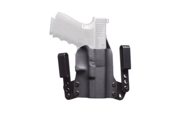 Picture of BlackPoint Tactical Mini Wing IWB Holster, Fits Glock 19/23/32, Right Hand, Black Kydex, 15 Degree Cant 101871