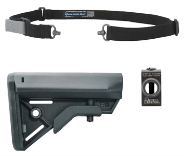 Picture of BLUE FORCE ARMY SLING KIT VCAS-PB-125-AA-BK P-RAIL-PB-BK BUTTSTOCK-B5BRAVO-BK BLACK 814520018465