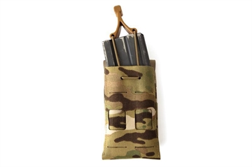 Picture of Blue Force Gear-Mag NOW! Pouch - Single M4 Mag - Open top bungee retention - Black HW-M-MN-M4-1-BK