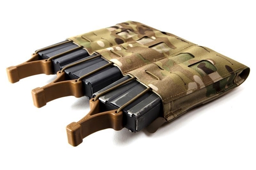 Picture of Blue Force Gear-Mag NOW! Pouch - Triple M4 Mag - Open Top Bungee Retention BFG-HW-M-MN-M4-3