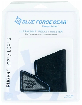 Picture of Blue Force Gear MHOLSTERLCP01BK Ultracomp Pocket Ruger LCP/LCP II Laminate Black 812114025721