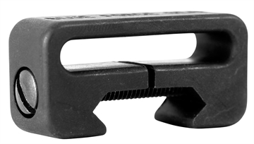 Picture of Blue Force Gear Rail Mounted Fixed Loop Anodized Black 0.50" x 1.50" x 0.75" Aluminum RMFL125