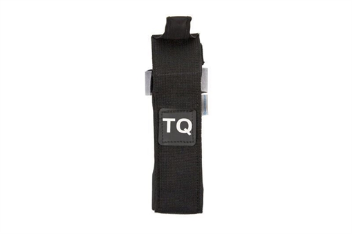 Picture of Blue Force Gear Tourniquet NOW! Pouch MOLLE Mounted Helium Whisper w/SOFTT tourniquet Black HW-TQH-TNOW-SOFTT-BK