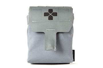 Picture of Blue Force Gear Trauma Kit NOW! MOLLE Mounted Helium Whisper Advanced Supplies Wolf Gray HW-TKN-MED-ADV-WF