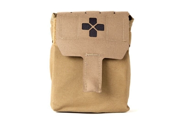 Picture of Blue Force Gear Trauma Kit NOW! MOLLE Mounted Helium Whisper Pro Supplies Coyote Brown HW-TKN-MED-PRO-CB