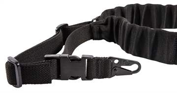 Picture of Blue Force Gear UDC Padded Bungee Sling, Single Point, With HK Hook Adapter, Black UDC-200-BG-HK-BK UDC200BGHKBK
