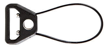 Picture of Blue Force Gear Molded UWL 2.75" Wire Length Black Nylon with Push Button QD socket and 1.25" Webbing Slot UWL-PB-P-275-BK UWLPBP275BK