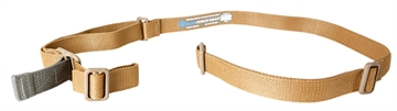 Picture of Blue Force Gear Vickers Sling, 2-Point Combat Sling, Coyote Brown, Molded Acetal Adjuster, No Quick Release, Attached with TriGlide instead of Loop Lock VCAS-125-OA-CB VCAS125OACB