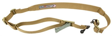 Picture of Blue Force Gear Vickers 221 Sling, Padded, 2-To-1 Point Sling, Coyote Brown, RED Swivel, Molded Acetal Adjuster VCAS-2TO1-RED-200-AA-CB VCAS2TO1RED200AACB
