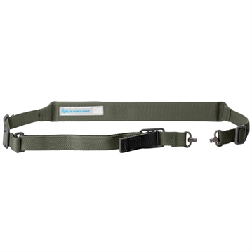 Picture of Blue Force Gear Vickers, Padded 2-Point Combat Sling, Push Button Swivels, 54" with Adjuster Tightened, Ranger Green, 1.00" Webbing VCAS-PB-200-AA-RG