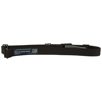Picture of Blue Force Gear Vickers Combat Applications Sling, 2 Point Combat Sling with Metal Hardware, 54"-64" Length, Black, 1.25" Webbing VCAS-125-OM-BK