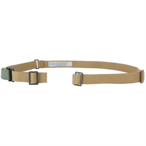 Picture of Blue Force Gear Vickers Combat Applications Sling, 2-Point Combat Sling with Metal Hardware, 54"-64" Length, Coyote, 1.25" Webbing VCAS-125-OM-CB