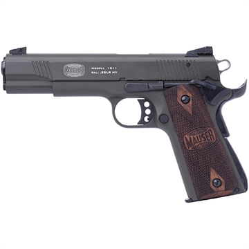 Picture of BLUE LINE SOLUTIONS MAUSER 1911 22LR 5 ODG WALNUT LOGO GRIP 4110603