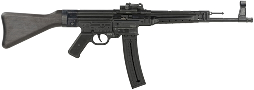 Picture of Mauser Rimfire STG-44 *CA Compliant Full Size 22 LR 10+1 16.50" Black Barrel & Receiver, Black Wood Fixed Stock 4440019CA