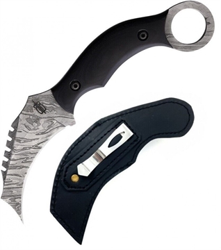 Picture of BNB Knives Damascus Venom Karambit BNB1230KMB