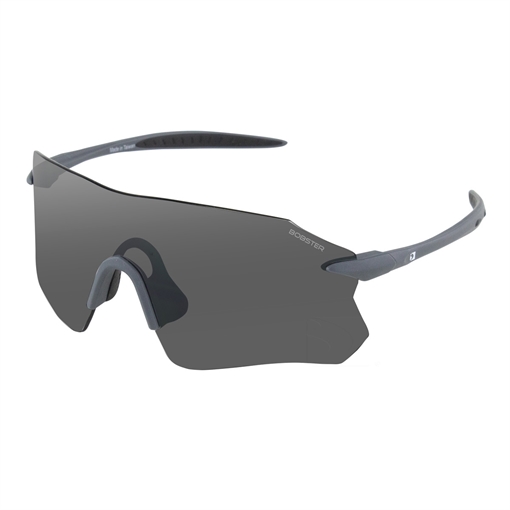Picture of Bobster Aero Sunglasses - Matte Gray Frame w/ Smoke Silver Mirror Lens BAER01