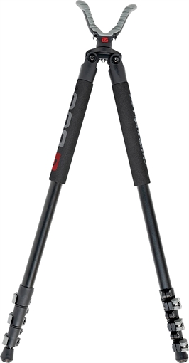 Picture of Bog-Pod Adrenaline Bipod, Black Aluminum with Foam Grip & Spiked Feet, USR Yoke, 360 Degree Rotation, 21-71" Vertical Adj. 1100481